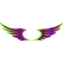 download Wing Icon clipart image with 90 hue color