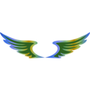 download Wing Icon clipart image with 225 hue color