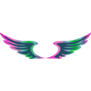 download Wing Icon clipart image with 315 hue color