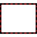 download Border Redblack4x3 3 clipart image with 0 hue color