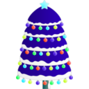 download Christmas Tree Arbol De Navidad clipart image with 135 hue color