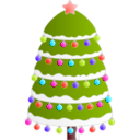 download Christmas Tree Arbol De Navidad clipart image with 315 hue color
