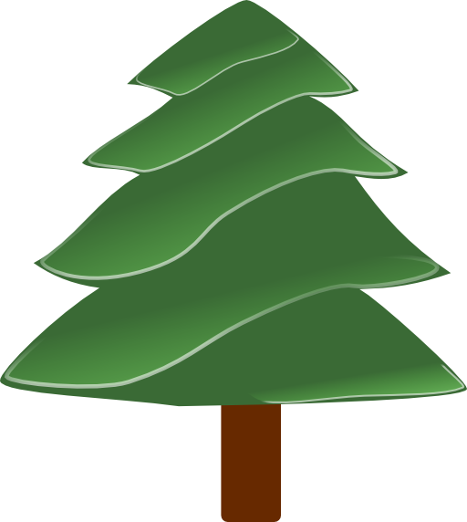 Simple Evergreen With Highlights 01
