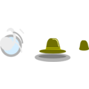 download Shadow Protector clipart image with 180 hue color