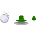 download Shadow Protector clipart image with 225 hue color