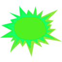 download Hot Sun Icon clipart image with 90 hue color
