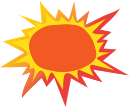 Hot Sun Icon