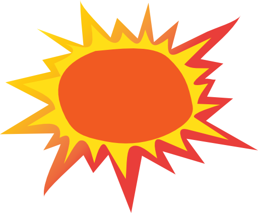 Hot Sun Icon