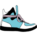 download Sideview Sneaker clipart image with 135 hue color