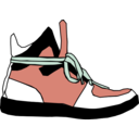 download Sideview Sneaker clipart image with 315 hue color