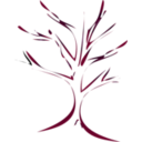 download Tree clipart image with 180 hue color