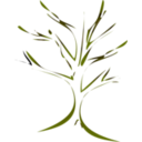 download Tree clipart image with 270 hue color