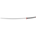 download Katana Sword clipart image with 315 hue color