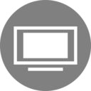 download Tv Icon clipart image with 0 hue color