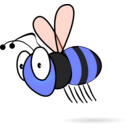 download Bee3 Mimooh 01 clipart image with 180 hue color