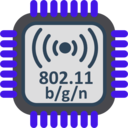 download Wifi 802 11 B G N clipart image with 225 hue color