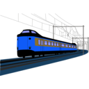 download Dutch Train clipart image with 180 hue color