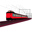 download Dutch Train clipart image with 315 hue color