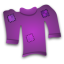 download Worn Out Sweater clipart image with 270 hue color