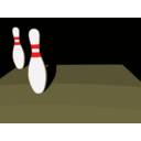 download Bowling 2 7 Split clipart image with 0 hue color