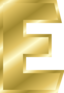 Effect Letters Alphabet Gold