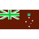 download Flag Of Victoria Australia clipart image with 135 hue color