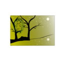 download Heavens Trees clipart image with 180 hue color