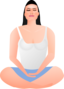 Lady In Meditation