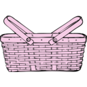 download Picnic Basket clipart image with 270 hue color