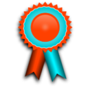 download Award Ribbon clipart image with 135 hue color