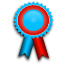 download Award Ribbon clipart image with 315 hue color