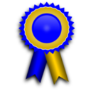 download Award Ribbon clipart image with 0 hue color