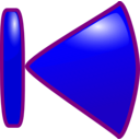 download Start clipart image with 180 hue color