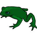 download Frog clipart image with 45 hue color