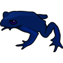 download Frog clipart image with 135 hue color