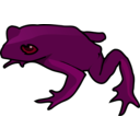 download Frog clipart image with 225 hue color