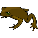 download Frog clipart image with 315 hue color