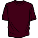 download Brown T Shirt clipart image with 315 hue color