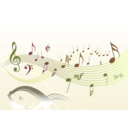 download Musical 2 clipart image with 90 hue color