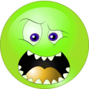 download Rage Smiley Emoticon clipart image with 45 hue color