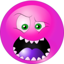download Rage Smiley Emoticon clipart image with 270 hue color