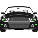 download Mustang Shelby Gt500 clipart image with 90 hue color