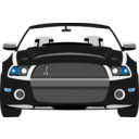 download Mustang Shelby Gt500 clipart image with 180 hue color