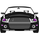 download Mustang Shelby Gt500 clipart image with 270 hue color
