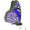 download Danaus Plexippus Ii clipart image with 225 hue color