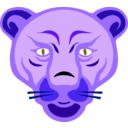 download Lion Face clipart image with 225 hue color