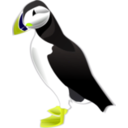 download Puffin clipart image with 45 hue color