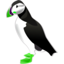 download Puffin clipart image with 90 hue color