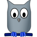 download Owl clipart image with 180 hue color