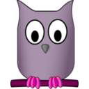 download Owl clipart image with 270 hue color